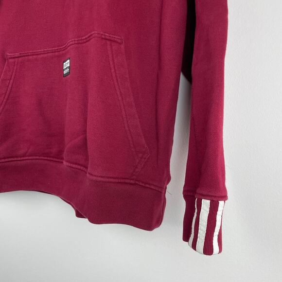 adidas red Vocal RYV Blocked Pullover Unisex Hoodie - Size S - Picture 3 of 9